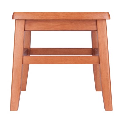 Rustic Gray Solid Wood 12" Conductor Stool Set