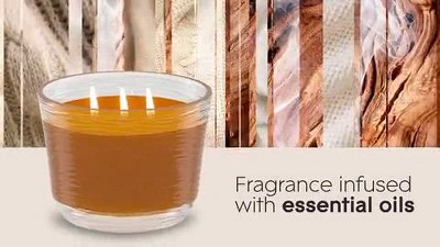 Comforting Cashmere Woods Brown Scented Jar Candle 6.8 oz
