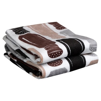 Salt & Pepper Print Cotton Terry Kitchen Towel Set