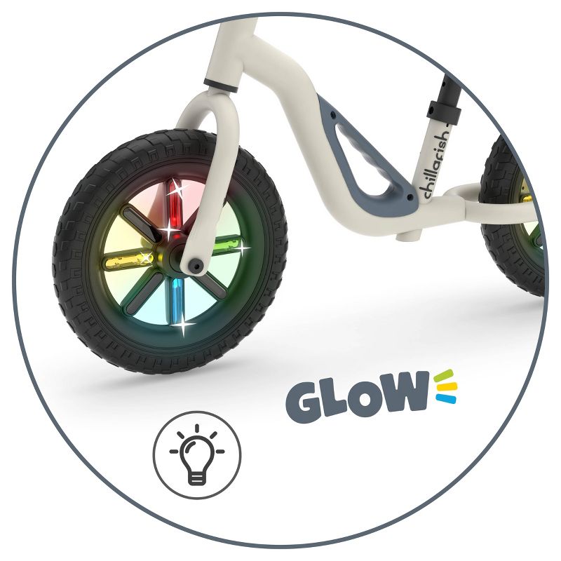Chillafish Charlie Glow 10" Kids' Light Up Balance Bike, 6 of 7