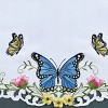 Collections Etc Embroidered Butterfly Curtains - 3 of 3