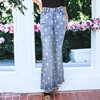 Anna-Kaci Women's Floral Daisy Embroidered Mid Rise Bell Bottom Jeans - 3 of 4