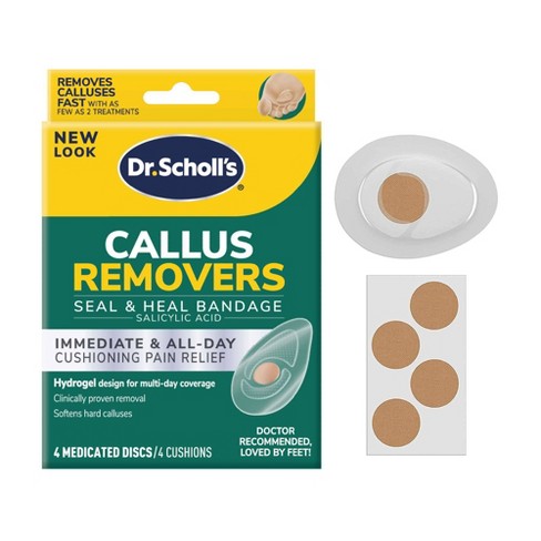 Dr. Scholl's Seal And Heal Bandage With Hydrogel Callus Remover - 4ct : Target