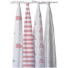 Pure FIber Kid's Elephant Rayon Bamboo Swaddle Set - 3 of 3