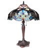 Chloe Lighting Lydia Tiffany-style 2 Light Victorian Table Lamp 17" Shade - 2 of 2