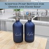 Cornucopia Brands 16oz Hands Dishes Pump Bottles 2pc Set; Soap Dispensers for Kitchen and Home - 4 of 4