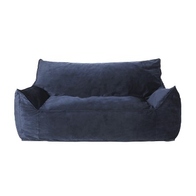 OUTSUPPLY 2-Seater Oversized Bean Bag Chair with Armrests, Removable Washable Cover, Modern Lounge Seat