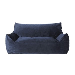 OUTSUPPLY 2-Seater Oversized Bean Bag Chair with Armrests, Removable Washable Cover, Modern Lounge Seat - 1 of 4