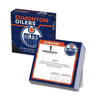 NHL Edmonton Oilers 2025 Box Calendar