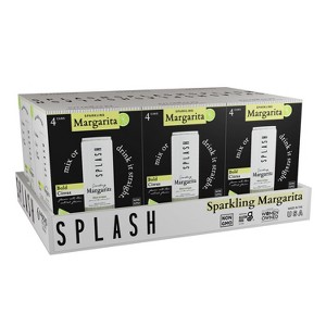 SPLASH Mixers Sparkling Margarita - Case of 6, 4-pack, 12 oz cans - 1 of 4