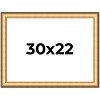 PosterPalooza | Traditional Gold Picture Frame - UV Acrylic, Backing Board, Hanging Hardware Included - 2 of 4