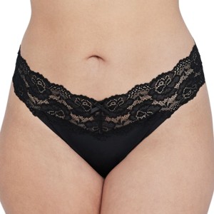Skarlett Blue Women's Goddess Lace Trim Thong 371213 - 1 of 3