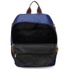 ELLE Luggage 18L Luxe Journey Twill and Vegan Leather Backpack - 4 of 4