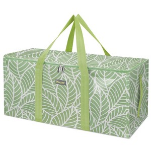 HOMLUX Extra Large Oxford Storage Tote Bag with Zipper Washable Foldable - 1 of 4