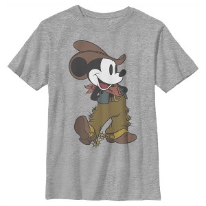 Boy's Disney Mickey Mouse Cowboy T-Shirt - 1 of 4