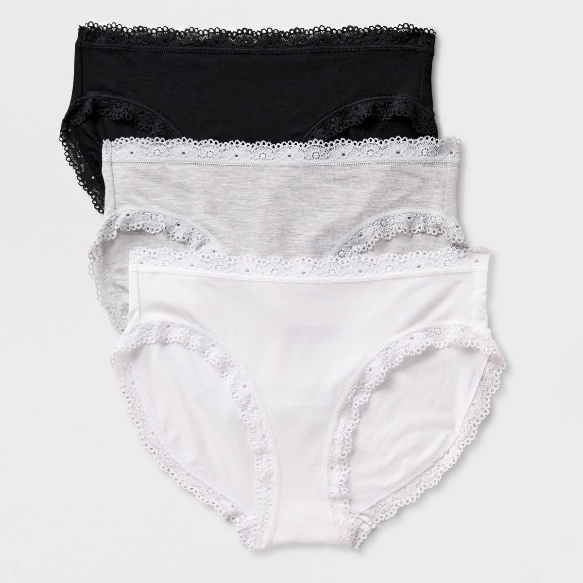 Women's 3pk Cloud Knit Bikini Underwear - Auden™