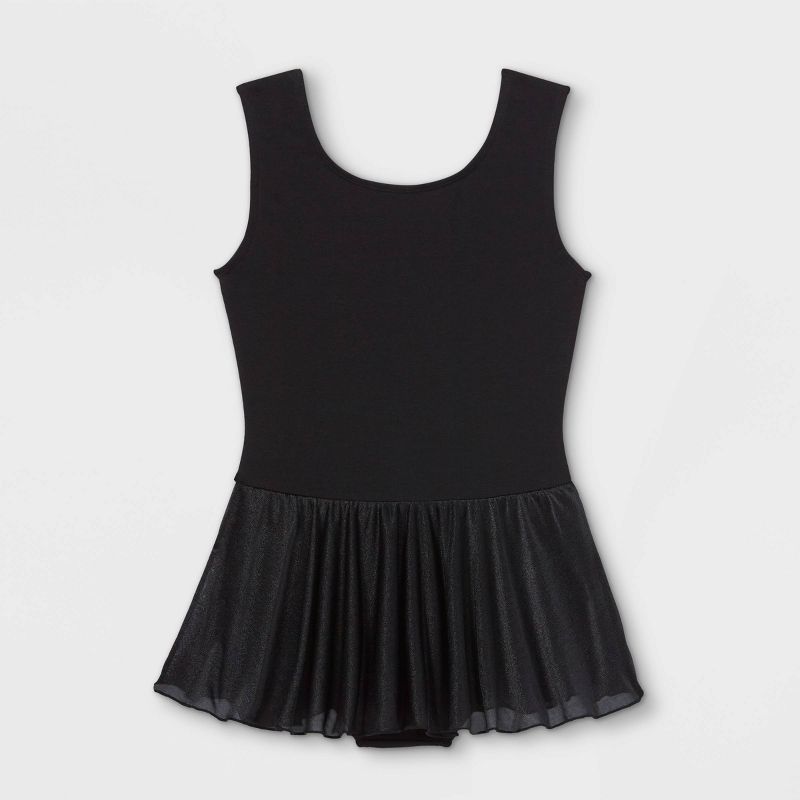 Girls' Dancewear Tank Leotard with Skirt - Cat & Jack™ Black, 2 of 3
