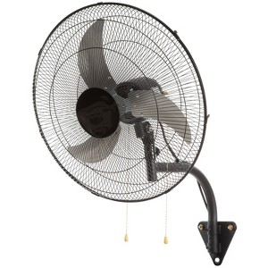 VEVOR Wall Mount Fan, 20 Inch, 3-speed High Velocity Max. 4650 CFM Oscillating Industrial Wall Fan, Commercial or Residential for Warehouse - 1 of 4
