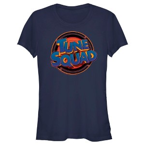 Juniors Womens Space Jam: A New Legacy Tune Squad Cute Logo T-Shirt - 1 of 4