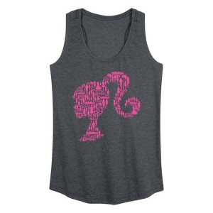Women's - Barbie - Lifestyle Silhouette Graphic Racerback Tank - 1 of 4