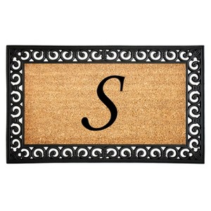 Calloway Mills 104131830S Gabriel Monogram Doormat 18 In. x 30 In. (Letter S) - 1 of 1