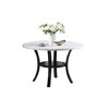 Anybear 1pc Round Dining Table with Open Bottom Shelve - 3 of 3