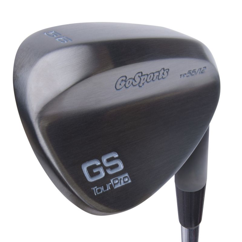 GoSports Tour Pro Golf Wedges - 52" Gap Wedge, 56" Sand Wedge and 60" Lob Wedge in Satin or Black Finish (Right Handed), 1 of 6