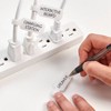 Wrap-It Cable Labels Medium 4pk White - 4 of 4