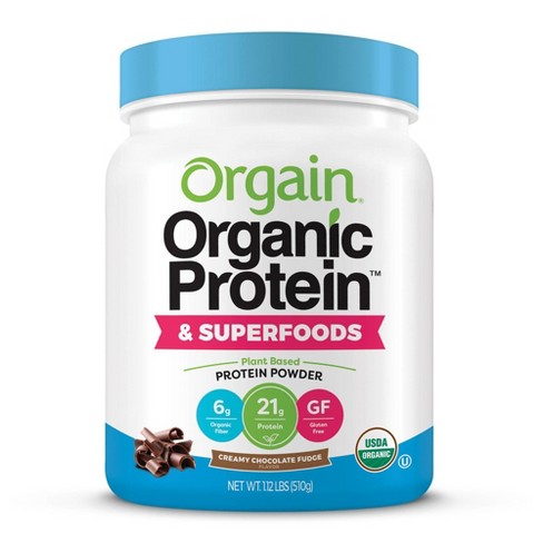 Orgain Organic Vegan Protein & Superfoods Powder - Chocolate - 16oz ...