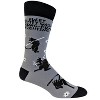 Crazy Dog T-Shirts Every Kitty Was Kung-Fu Fighting Socks Funny Novelty Crazy Saying Gift (Multi) - Mens (9-11) - 2 of 4