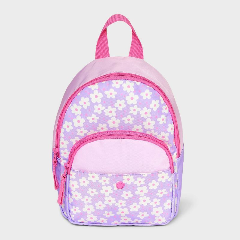 Toddler Girls&#39; 10&#34; Floral Mini Backpack - Cat &#38; Jack&#8482;, 1 of 8