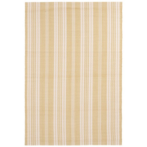 Home Conservatory Ticking Stripe Handwoven Indoor/Outdoor Area Rug - image 1 of 4