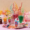 Joyfy 36 Packs Valentines Day Reusable Drinking Straws with Gift Cards for Kids Valentine Party Favor, Classroom Gift Exchange - 2 of 4