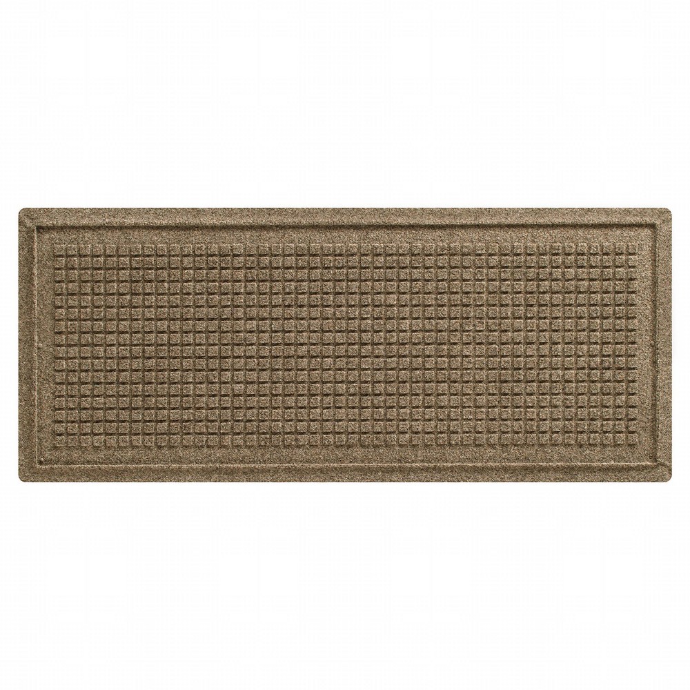 Photos - Garden & Outdoor Decoration WaterHog® Squares 15"x36" Indoor/Outdoor Boot Tray Camel