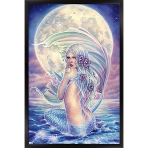 Trends International Selina Fenech - Moon Mermaid Framed Wall Poster Prints - 1 of 4