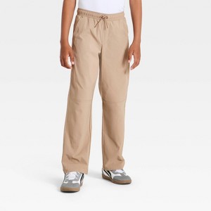 Boys' Active Straight Leg Pants - All In Motion™ Khaki XS : Target