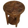 Alaterre Renew 20-inch Round End Table, Natural, Living Room Furniture, Storage & Shelf - 2 of 4