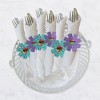 Big Dot of Happiness 90’s Throwback - 1990s Party Paper Napkin Holder - Napkin Rings - Set of 24 - 3 of 4