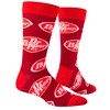 Cool Socks, Dr. Pepper Fun Retro Print Novelty Gift Socks for Men & Women Sizes - 3 of 4