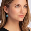 Ross-Simons Turquoise Roped Drop Earrings in Sterling Silver - 2 of 4