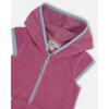 Deux par Deux Girl Hooded Terry Beach Dress Candy Pink - 4 of 4
