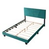 DOMETOUR Queen Size Platform Bed Frame with Upholstered Headboard and Wood Slats Support - 4 of 4