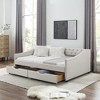 (80.5''x55.5''x27.5'')Full Size Daybed with Drawers Upholstered Tufted Sofa Bed"Grey+ Polyester" - 2 of 4