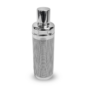 Lexi Home Etched 23.7 OZ Stainless Steel Cocktail Shaker - 1 of 4