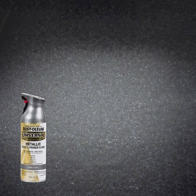Rust-oleum 12oz Universal Satin Spray Paint Black : Target