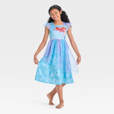 Girls' Little Mermaid Ariel NightGown - Blue