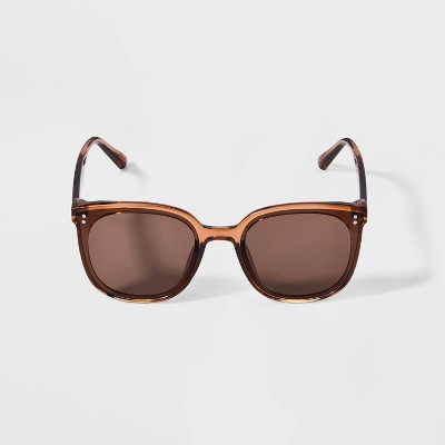 Women's Plastic Round Sunglasses - Wild Fable™ Brown