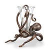 SPI Home Octopus Budvase Holder – 9" Nautical Aluminum Flower Vase Stand, Coastal Ocean-Inspired Decorative Table Accent - 3 of 3