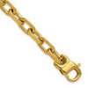Chisel Stainless Steel Polished Yellow IP-plated 7mm 7.75" Open Link Bracelet - 2 of 4