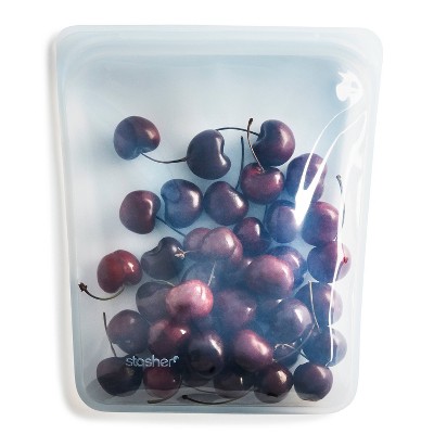 stasher Reusable Food Storage Half Gallon Bag (Colors May Vary)